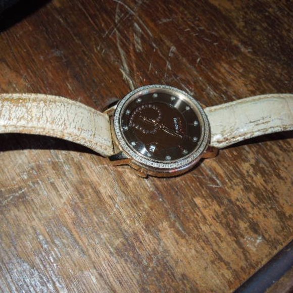 Citizen Eco-Drive Rose Tone Watch W/Diamonds